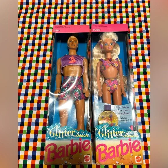Barbie | Toys | Vintage 992 Glitter Beach Barbie And Ken